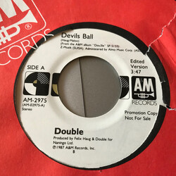 Double Devils Ball USED VINYL 7INCH 45 RPM SINGLE PROMO