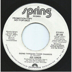 Joe Simon Going Through These Changes USED VINYL 7INCH PROMO