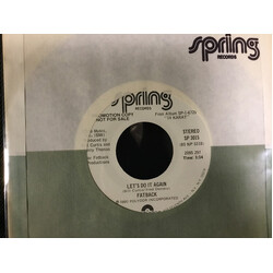 The Fatback Band Let's Do It Again / Come And Get The Love USED VINYL 7INCH 45 RPM SINGLE PROMO STEREO