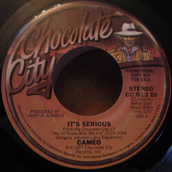 Cameo It's Serious USED VINYL 7INCH 45 RPM PROMO