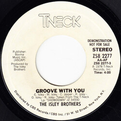 The Isley Brothers Groove With You USED VINYL 7INCH 45 RPM SINGLE PROMO STYRENE STEREO