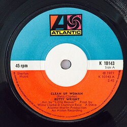 Betty Wright Clean Up Woman USED VINYL 7INCH 45 RPM