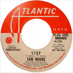 Sam Moore Stop USED VINYL 7INCH 45 RPM PROMO