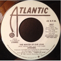 Spinners The Winter Of Our Love USED VINYL 7INCH SINGLE PROMO STEREO MONO