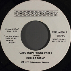 Dollar Brand Cape Town Fringe USED VINYL 7INCH 45 RPM PROMO STEREO