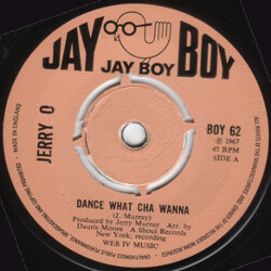 Jerry O Dance What Cha Wanna / Afro Twist Time (Um-Gow-Wow) USED VINYL 7INCH 45 RPM
