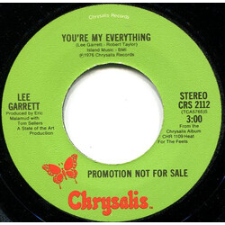 Lee Garrett You're My Everything USED VINYL 7INCH 45 RPM PROMO STEREO MONO