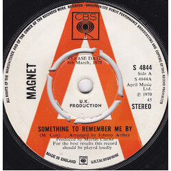 Magnet (14) Something To Remember Me By USED VINYL 7INCH 45 RPM SINGLE PROMO