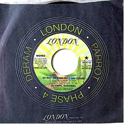Olympic Runners Say What You Wanna But It Sure Is Funky USED VINYL 7INCH 45 RPM SINGLE PROMO STEREO MONO