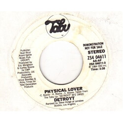Detroyt Physical Lover USED VINYL 7INCH 45 RPM SINGLE PROMO