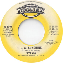 Sylvia Robinson L.A. Sunshine USED VINYL 7INCH 45 RPM SINGLE STYRENE