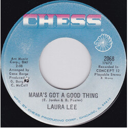 Laura Lee Mama's Got A Good Thing / Love More Than Pride USED VINYL 7INCH 45 RPM SINGLE