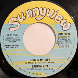 Eartha Kitt This Is My Life USED VINYL 7INCH PROMO