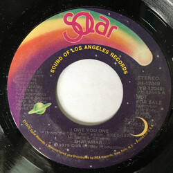 Shalamar I Owe You One USED VINYL 7INCH 45 RPM SINGLE STEREO MONO PROMO