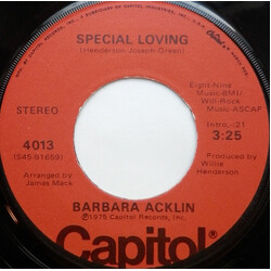 Barbara Acklin Special Loving / You Give Him Everything, But I Give Him Love USED VINYL 7INCH 45 RPM