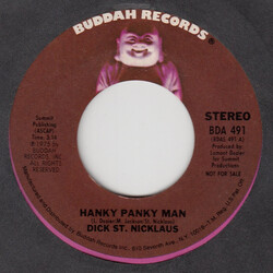 Dick St. Nicklaus Hanky Panky Man USED VINYL 7INCH SINGLE PROMO STYRENE