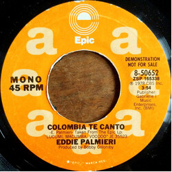 Eddie Palmieri Colombia Te Canto USED VINYL 7INCH PROMO 45 RPM