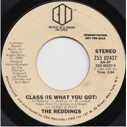 The Reddings Class (Is What You Got) USED VINYL 7INCH 45 RPM SINGLE PROMO STYRENE