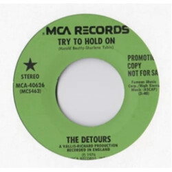 The Detours (3) Try To Hold On USED VINYL 7INCH 45 RPM PROMO