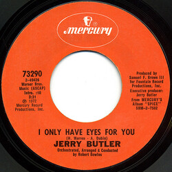 Jerry Butler I Only Have Eyes For You USED VINYL 7INCH 45 RPM SINGLE
