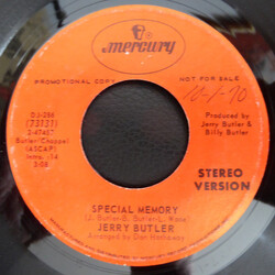 Jerry Butler Special Memory USED VINYL 7INCH 45 RPM PROMO