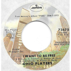 Ohio Players I Want To Be Free / Smoke USED VINYL 7INCH SINGLE 45 RPM