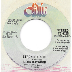Leon Haywood Strokin' USED VINYL 7INCH 45 RPM PROMO STEREO MONO