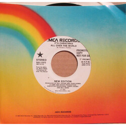 New Edition It's Christmas All Over The World USED VINYL 7INCH 45 RPM PROMO
