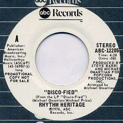 Rhythm Heritage Disco-Fied USED VINYL 7INCH 45 RPM PROMO