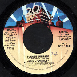 Gene Chandler Please Sunrise USED VINYL 7INCH 45 RPM PROMO