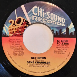 Gene Chandler Get Down USED VINYL 7INCH 45 RPM STEREO