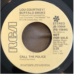 Lou Courtney / Buffalo Smoke Call The Police USED VINYL 7INCH 45 RPM PROMO