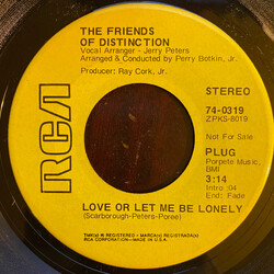 The Friends Of Distinction Love Or Let Me Be Lonely / This Generation USED VINYL 7INCH 45 RPM PROMO STEREO