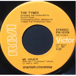The Tymes Ms. Grace / The Crutch USED VINYL 7INCH SINGLE