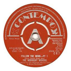Midnight Movers Unlimited Follow The Wind USED VINYL 7INCH PROMO