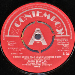 Oscar Toney Jr. Love's Gonna Tear Your Playhouse Down USED VINYL 7INCH SINGLE PROMO