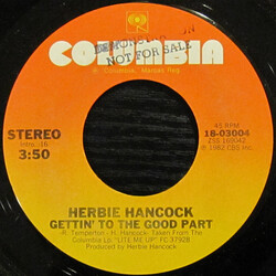 Herbie Hancock Gettin' To The Good Part / The Fun Tracks USED VINYL 7INCH 45 RPM STYRENE STEREO