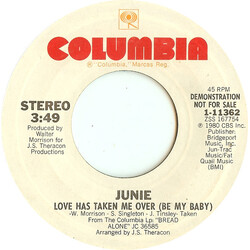 Junie Morrison Love Has Taken Me Over (Be My Baby) USED VINYL 7INCH 45 RPM PROMO STYRENE STEREO