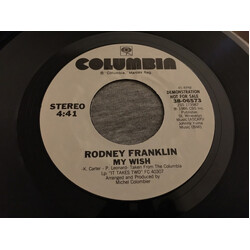 Rodney Franklin My Wish USED VINYL 7INCH 45 RPM PROMO