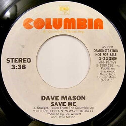 Dave Mason Save Me USED VINYL 7INCH 45 RPM PROMO