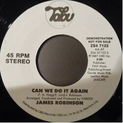 James Robinson Can We Do It Again USED VINYL 7INCH PROMO