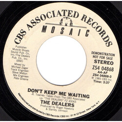 The Dealers (2) Don't Keep Me Waiting USED VINYL 7INCH 45 RPM SINGLE PROMO STEREO