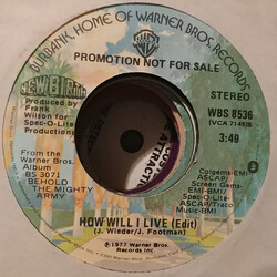 New Birth How Will I Live USED VINYL 7INCH PROMO STEREO MONO
