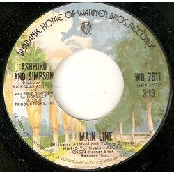 Ashford & Simpson Main Line USED VINYL 7INCH 45 RPM SINGLE
