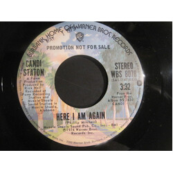 Candi Staton Here I  Am Again USED VINYL 7INCH 45 RPM PROMO