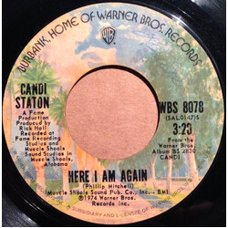 Candi Staton Here I  Am Again / Your Opening Night USED VINYL 7INCH 45 RPM SINGLE