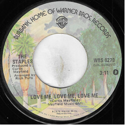 The Staples Love Me, Love Me, Love Me / Pass It On USED VINYL 7INCH 45 RPM SINGLE