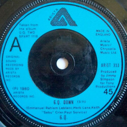 GQ G.Q. Down USED VINYL 7INCH 45 RPM SINGLE