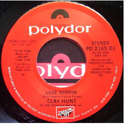 Clay Hunt Love Hoppin' USED VINYL 7INCH 45 RPM PROMO
