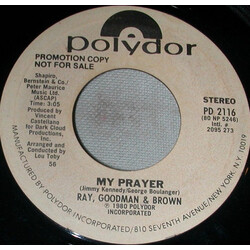 Ray, Goodman & Brown My Prayer USED VINYL 7INCH 45 RPM PROMO